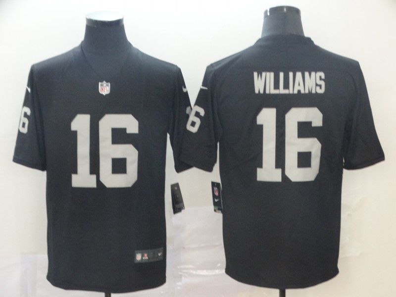 Men Oakland Raiders #16 Williams Black Nike Vapor Untouchable Limited NFL Jersey